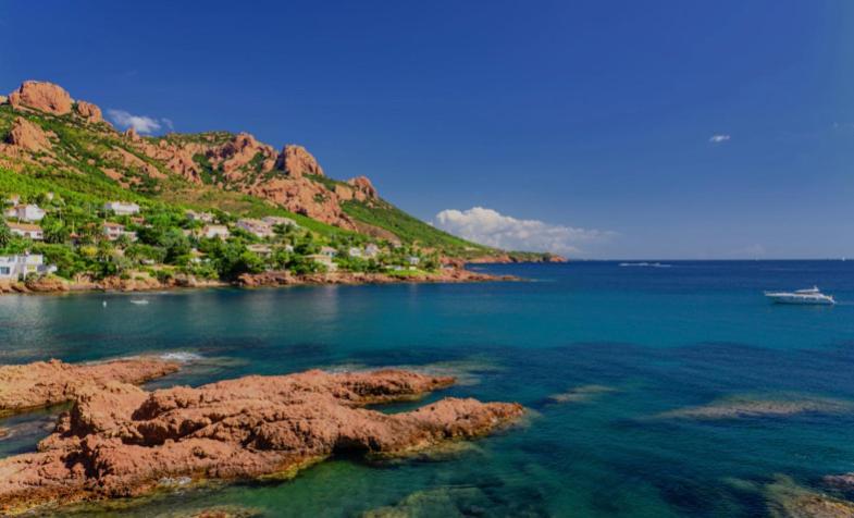 La Belle Vue-Charming Duplex Apartment With Sea View, 50 Meters From Beach And Private Parking Saint-Raphaël المظهر الخارجي الصورة